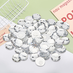 100 cabochon di strass acrilico&nbsp;TACR-CY0001-01B