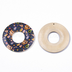 Bedruckte Holzanhänger&nbsp;WOOD-S045-104A