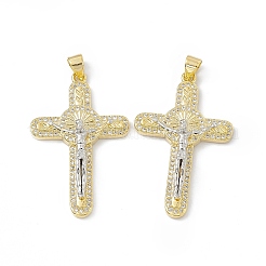 Placage en rack pendentifs en laiton écologiques&nbsp;KK-B065-09P