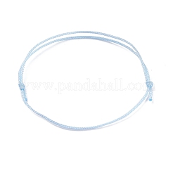 Fabrication de bracelets en cordon tressé en polyester réglable&nbsp;AJEW-JB01110