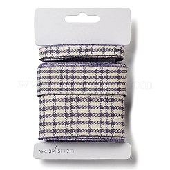 Ruban en polyester imprimé tartan&nbsp;SRIB-C002-01A