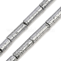 Brins de perles de pierre de lave naturelle galvanisées&nbsp;G-K388-03B-03