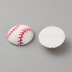 Cabochon in resina opaca sportiva&nbsp;CRES-WH0013-31A