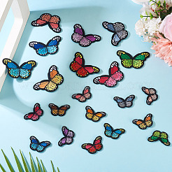 1 Beutel Polyester-Stickstoff zum Aufbügeln/Aufnähen von Patches&nbsp;DIY-TA0013-52