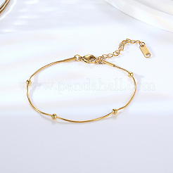 Bracelets à chaîne serpent en acier inoxydable 304 pour femmes&nbsp;AF2713-1