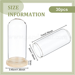 30 couvercle de dôme en verre pour arche&nbsp;AJEW-BC0008-85C