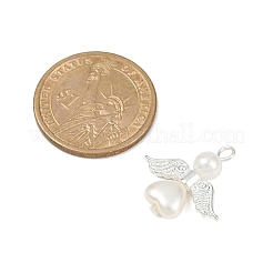 Pendenti con perle d'imitazione in ABS&nbsp;PALLOY-JF04104-04
