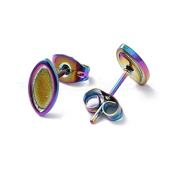 Accesorio para aretes de acero inoxidable 304 con revestimiento iónico (IP)&nbsp;EJEW-I285-02MC