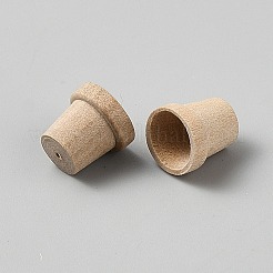 Cache-pot de fleurs en bois&nbsp;AJEW-WH0816-326A