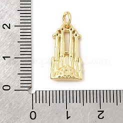 Pendentifs en laiton zircon cubique transparent&nbsp;KK-Z147-15G