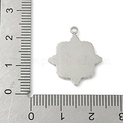 Cabochon-Fassungen für Anhänger aus Edelstahl 304&nbsp;STAS-L293-08P
