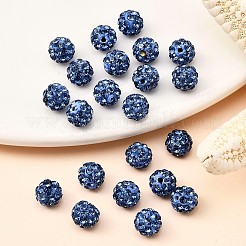 Polymer Ton Strass Perlen&nbsp;RB-H284-6MM-2