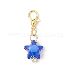 Decoraciones colgantes de acrílico con forma de estrella&nbsp;HJEW-JM03614