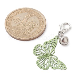 Décoration pendentif papillon en acier inoxydable&nbsp;HJEW-JM01465