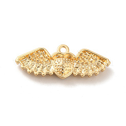 Encantos de rhinestone de aleación de chapado en rack&nbsp;PALLOY-O106-03G-02