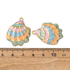 Pendentifs en acier inoxydable 304 émaillés&nbsp;X-STAS-L299-25G-06