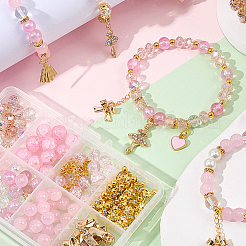 Kit para hacer pulseras con temática de baile&nbsp;AJEW-SC0031-11