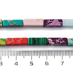 Synthetische imperiale Jaspis-gefärbte Perlenstränge&nbsp;G-D077-C01-13