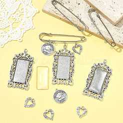 DIY-Set zur Herstellung rechteckiger Anhänger&nbsp;DIY-FS0009-40