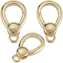 6 Stück Messing-Federtorringe&nbsp;KK-SC0006-46
