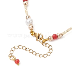 3 bracelet en perles de jade malaisien naturel teinté pour femmes&nbsp;BJEW-JB12028