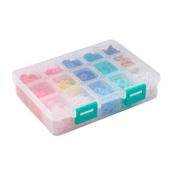 15 Farben handgemachte Fimo Perlen&nbsp;CLAY-JP0001-06B