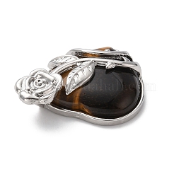 Pendentifs en œil de tigre naturel&nbsp;G-B042-01P-06