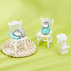 Mini chaise en bois&nbsp;AJEW-WH0251-38