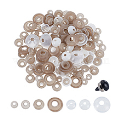 220 Stück 7 Arten Kunststoff-Augenscheiben&nbsp;DIY-PH0030-98