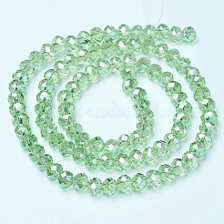 Chapelets de perles en verre électroplaqué&nbsp;LS-EGLA-A034-T10mm-B17