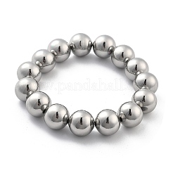 Bracelets extensibles en perles de laiton pour femmes&nbsp;BJEW-G736-13P