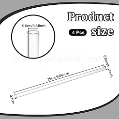 Tubo acrilico trasparente&nbsp;AJEW-WH0475-51K