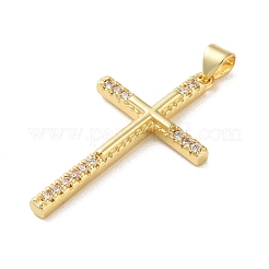 Messing micro pave klare zirkonia anhänger&nbsp;KK-A212-03A-G