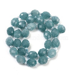 Chapelets de perles en jade de malaisie naturelle&nbsp;G-D305-A01-01J