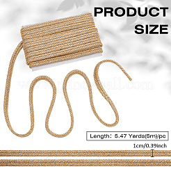 Geflochtenes Spitzenbesatzband aus Polyester für die Dekoration von Vorhängen und Sofas&nbsp;OCOR-WH0105-013A-01