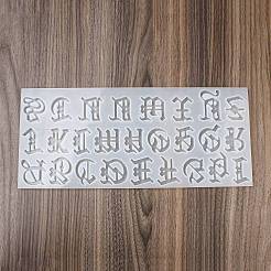 Gothic-Stil-Buchstaben A~Z DIY-Silikon-Anhängerformen&nbsp;SIMO-H012-04