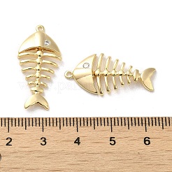 Messing micro pave klare zirkonia anhänger&nbsp;KK-H455-28G