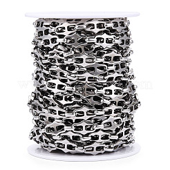 Anlaufgeschützte ovale Gliederkette aus Edelstahl 661&nbsp;CHS-T005-04P