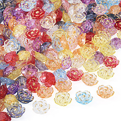 Kamelien-Transparenz-Acrylperlen&nbsp;RESI-TA0004-27A