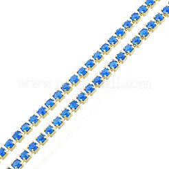 Chaînes en laiton avec strass&nbsp;CHC-N017-003A-B08