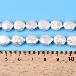 Natürliche Keshiperlen Stränge&nbsp;PEAR-S018-07B-01