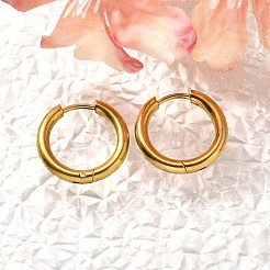 Creolen aus 304er Edelstahl für Damen&nbsp;EJEW-M068-15J-G
