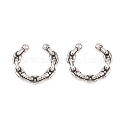 Anillos de nariz de aro de acero inoxidable 316&nbsp;AJEW-C044-05C-AS