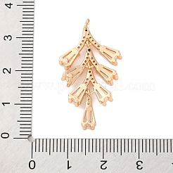Messing micro pave klare zirkonia anhänger&nbsp;KK-C076-19G