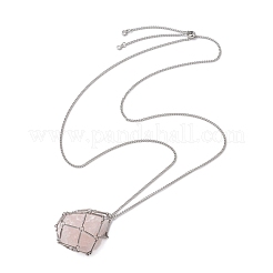 304 catena in acciaio inox macramè sacchetto cursore collana making&nbsp;NJEW-JN05067-03