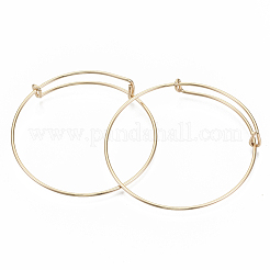 Fabrication de bracelet extensible en fer réglable&nbsp;X-BJEW-R038-KC