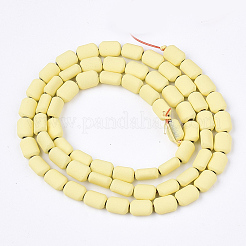 Vaporisez peints non-magnétiques synthétiques perles d'hématite brins&nbsp;G-T116-08-02