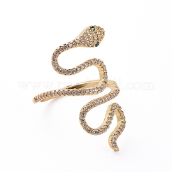 Verstellbare Messing-Fingerringe&nbsp;RJEW-G096-40G