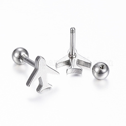 Pendientes de cartílago con barra de acero inoxidable 304&nbsp;EJEW-H351-02