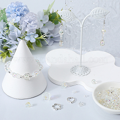 Kit fai da te per realizzare braccialetti con perline di vetro galvanizzate&nbsp;DIY-SP0002-88A